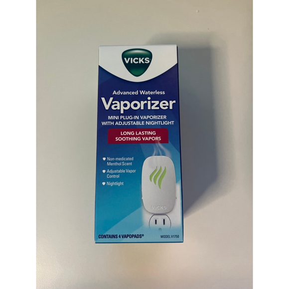 Vicks Advanced Waterless Vaporizer Mini Plug-In, One Size, Blue White - Picture 1 of 7
